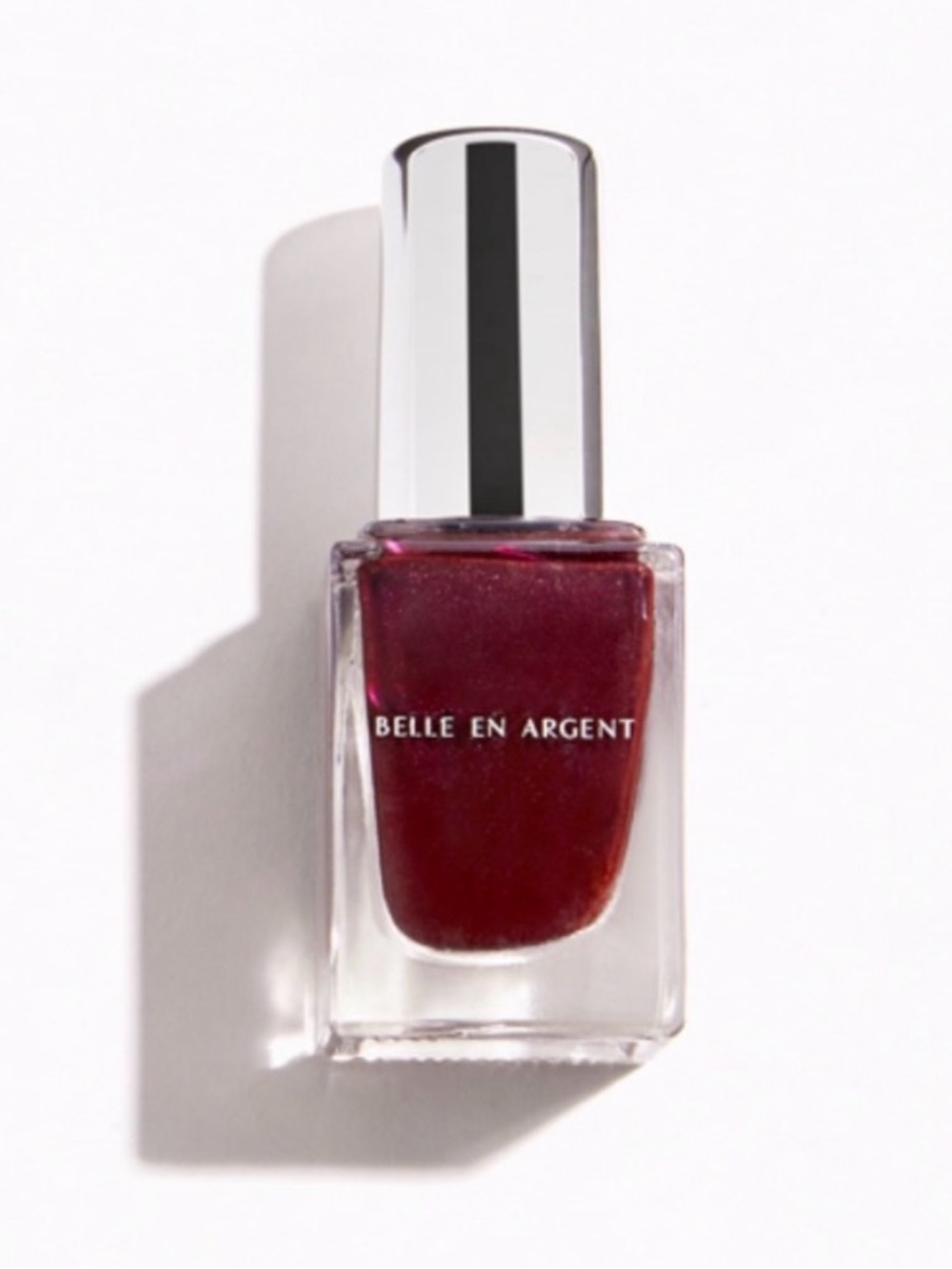 Belle en Argent Burgundy Nail Polish - Rich Wine Red